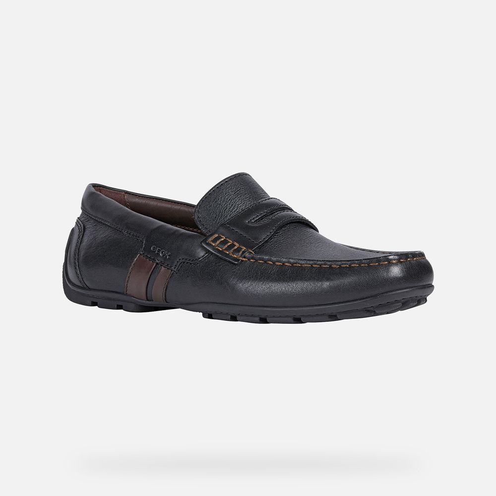 Geox Loafers Black Moner - Geox Mens Shoes - YAVMED960